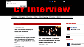 What Cyinterview.com website looked like in 2019 (4 years ago)
