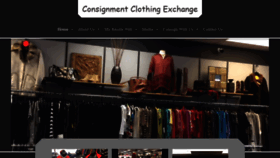 What Consignmentclothingexchange.com website looked like in 2019 (4 years ago)