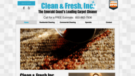 What Cleanandfreshgulfcoast.com website looked like in 2019 (4 years ago)