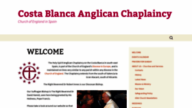 What Costablanca-anglicanchaplaincy.org website looked like in 2019 (4 years ago)
