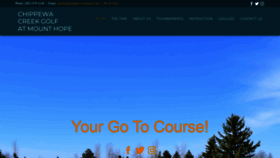 What Chippewacreekgolf.com website looked like in 2019 (4 years ago)