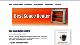What Ceramicheatersreview.com website looked like in 2019 (4 years ago)