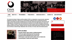 What Csvr.org.za website looked like in 2019 (4 years ago)