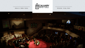 What Calvarytupelo.com website looked like in 2019 (4 years ago)