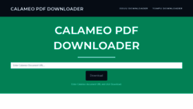 What Calameo.pdf-downloader.com website looked like in 2019 (4 years ago)