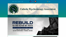 What Catholicpsychotherapy.org website looked like in 2019 (4 years ago)
