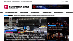 What Computexdaily.com website looked like in 2019 (4 years ago)
