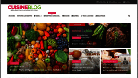 What Cuisine-blog.fr website looked like in 2019 (4 years ago)