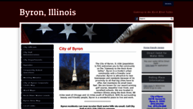 What Cityofbyron.com website looked like in 2019 (4 years ago)