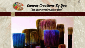 What Canvascreations.biz website looked like in 2019 (4 years ago)