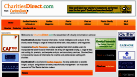 What Charitiesdirect.com website looked like in 2011 (13 years ago)