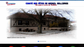 What Comitedesfetes-mesnil-sellieres.fr website looked like in 2019 (4 years ago)