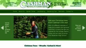 What Cashmannursery.com website looked like in 2019 (4 years ago)