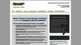 What Computerservicecoralsprings.com website looked like in 2019 (4 years ago)