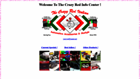 What Crazyred.com website looked like in 2019 (4 years ago)