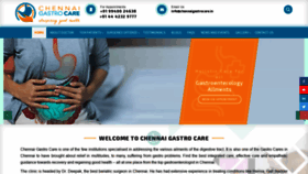 What Chennaigastrocare.in website looked like in 2019 (4 years ago)