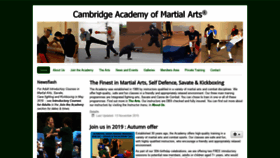 What Cama.org.uk website looked like in 2019 (4 years ago)