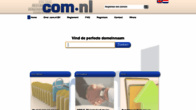 What Com.nl website looked like in 2019 (4 years ago)