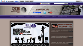 What Cedhj.org.mx website looked like in 2019 (4 years ago)