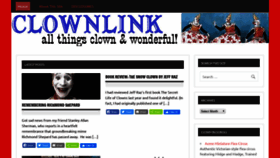 What Clownlink.com website looked like in 2019 (4 years ago)