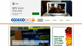 What Cocoeast.ca website looked like in 2019 (4 years ago)