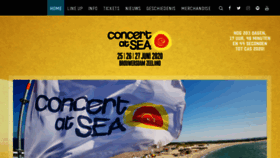 What Concertatsea.nl website looked like in 2019 (4 years ago)