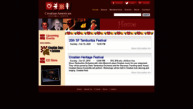 What Croatianamericanweb.org website looked like in 2019 (4 years ago)