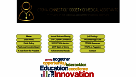 What Ctsma.org website looked like in 2019 (4 years ago)