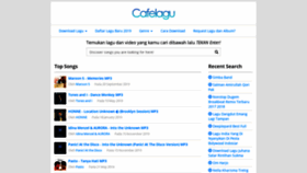 What Cafelagu.net website looked like in 2019 (4 years ago)