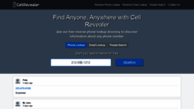 What Cellrevealer.com website looked like in 2019 (4 years ago)