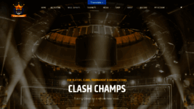What Clashchamps.com website looked like in 2019 (4 years ago)