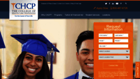 What Chcp.edu website looked like in 2019 (4 years ago)