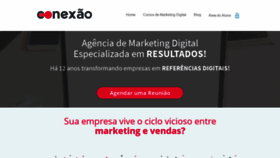 What Conexaoagencia.com.br website looked like in 2019 (4 years ago)