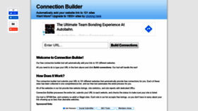 What Connectionbuilder.co.uk website looked like in 2019 (4 years ago)