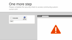 What Community.custom-cursor.com website looked like in 2019 (4 years ago)