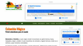 What Colombiamagica.co website looked like in 2019 (4 years ago)