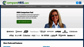 What Comparehris.com website looked like in 2019 (4 years ago)