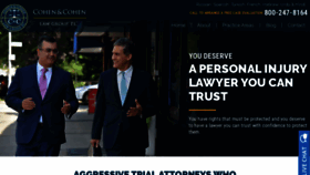 What Cohenandcohenlawgroup.com website looked like in 2019 (4 years ago)