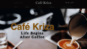 What Cafekriza.com website looked like in 2019 (4 years ago)
