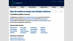 What Cambioeuro.es website looked like in 2019 (4 years ago)