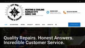 What Citywideheatingandcooling.com website looked like in 2019 (4 years ago)