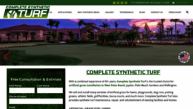 What Completesyntheticturf.com website looked like in 2019 (4 years ago)