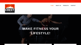 What Crestfitness.in website looked like in 2019 (4 years ago)