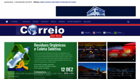 What Correiodosul.com website looked like in 2019 (4 years ago)