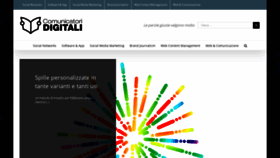 What Comunicatoridigitali.it website looked like in 2019 (4 years ago)