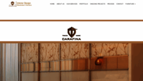 What Carafina.in website looked like in 2019 (4 years ago)