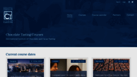 What Chocolatetastinginstitute.org website looked like in 2019 (4 years ago)