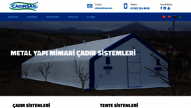 What Cadirsan.com.tr website looked like in 2019 (4 years ago)