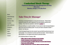 What Cumberlandmuscletherapy.com website looked like in 2019 (4 years ago)