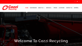 What Cozzirecycling.com website looked like in 2019 (4 years ago)